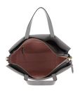COCCINELLE Boheme Grana Double Handbag Double Grainy Leather Stone / Noir COCCINELLE Boheme Grana Double Handbag Double Grainy Leather Stone / Noir