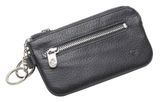 Esquire Texas Key Case with Zip Black