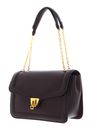 COCCINELLE Marvin Twist Handbag Smooth Calf Leather Darkbrown COCCINELLE Marvin Twist Handbag Smooth Calf Leather Darkbrown
