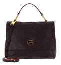 COCCINELLE Liya Handbag Darkbrown / Cranberry