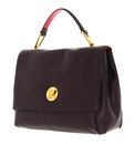 COCCINELLE Liya Handbag Darkbrown / Cranberry