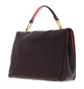 COCCINELLE Liya Handbag Darkbrown / Cranberry