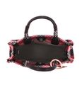 COCCINELLE Never Without Bag Tartan Handbag Mul. Cranbe / Cola