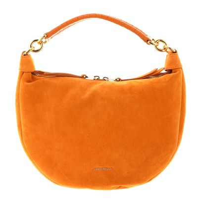 COCCINELLE Maelody Suede Handbag Suede Leather Paprika