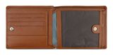 bugatti Bomba Wallet With Push Button And Flap Cognac