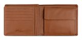 bugatti Bomba Wallet With Push Button And Flap Cognac