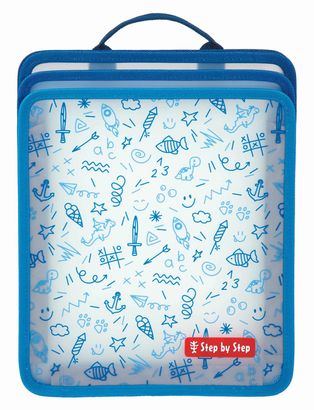 Step by Step Foldable Folder Box Blue