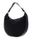 abro Leather Adria Hobo Bag Lulu Small S Black / Nickel