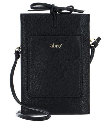 abro Leather Dalia Phone Bag Raquel Black / Gold