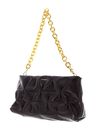 COCCINELLE Ophelie Goodie Rock Handbag Craquele Leather Darkbrown
