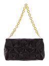 COCCINELLE Ophelie Goodie Rock Handbag Craquele Leather Darkbrown