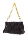 COCCINELLE Ophelie Goodie Rock Handbag Craquele Leather Darkbrown