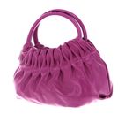 COCCINELLE Croisette Rock Handbag Craquele` Leather Dahlia