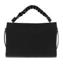 COCCINELLE Boheme Grana Double Hand Bag Noir / Brule