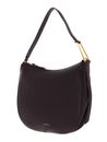 COCCINELLE Priscilla Handbag Grained Leather Darkbrown COCCINELLE Priscilla Handbag Grained Leather Darkbrown