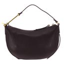 COCCINELLE Priscilla Handbag Grained Leather Darkbrown