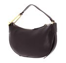 COCCINELLE Priscilla Handbag Grained Leather Darkbrown
