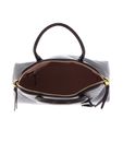COCCINELLE Gladys Handbag Grained Leather Darkbrown
