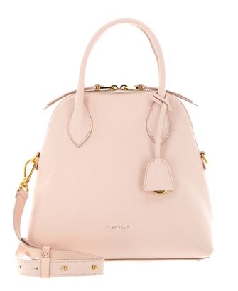 COCCINELLE Gladys Handbag Grained Leather Creamy Pink