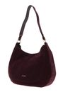 COCCINELLE Sole Suede Handbag Suede Leather Darkbrown