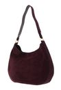 COCCINELLE Sole Suede Handbag Suede Leather Darkbrown
