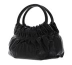 COCCINELLE Croisette Rock Handbag Craquele` Leather Noir COCCINELLE Croisette Rock Handbag Craquele` Leather Noir