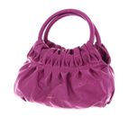 COCCINELLE Croisette Rock Handbag Craquele Leather Dahlia COCCINELLE Croisette Rock Handbag Craquele Leather Dahlia