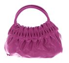 COCCINELLE Croisette Rock Handbag Craquele Leather Dahlia COCCINELLE Croisette Rock Handbag Craquele Leather Dahlia