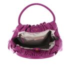 COCCINELLE Croisette Rock Handbag Craquele Leather Dahlia COCCINELLE Croisette Rock Handbag Craquele Leather Dahlia