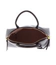 COCCINELLE Gladys Handbag Grained Leather Darkbrown