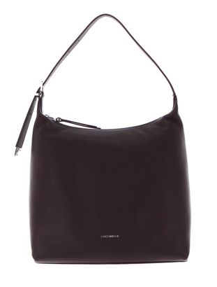 COCCINELLE Coccinelle Gleen Handbag Grained Leather Darkbrown