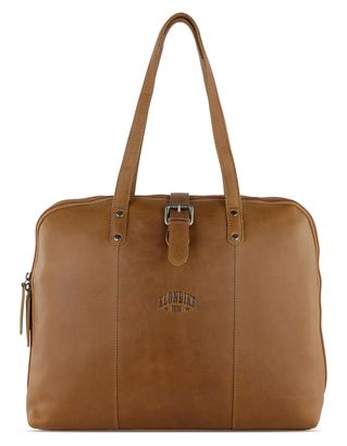 KLONDIKE 1896 Gold Charles Briefcase Cognac