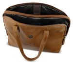 KLONDIKE 1896 Gold Charles Briefcase Cognac