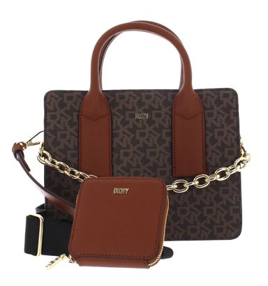 DKNY Otto Satchel Bag Mocha / Crml