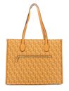 GUESS Silvana Girlfriend Tote Yellow Logo