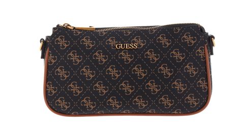 Guess arie double discount pouch crossbody black