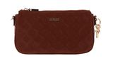 GUESS LA Femme Double Pouch Crossbody Cognac GUESS LA Femme Double Pouch Crossbody Cognac