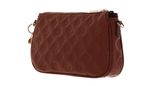 GUESS LA Femme Double Pouch Crossbody Cognac GUESS LA Femme Double Pouch Crossbody Cognac