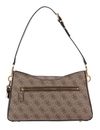 GUESS Ginevra Logo Elite Shoulder Bag Latte Logo
