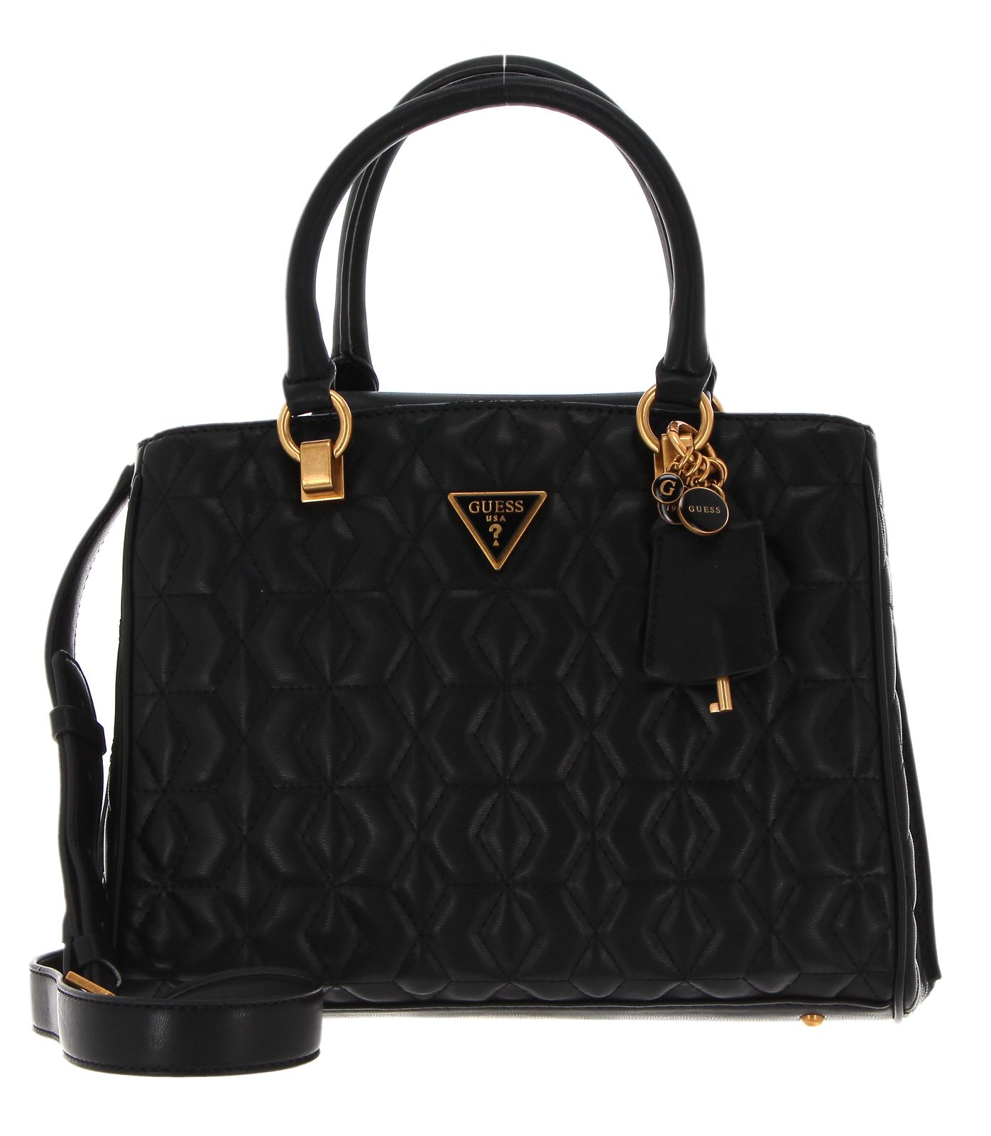 GUESS Elenia Girlfriend Satchel Black