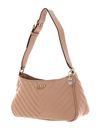 GUESS Leather Ariete Shoulderbag Beige