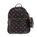 GUESS House Party Backpack Mocha Logo