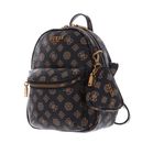 GUESS House Party Backpack Mocha Logo