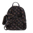 GUESS House Party Backpack Mocha Logo