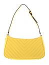 GUESS Leather Ariete Shoulderbag Yellow GUESS Leather Ariete Shoulderbag Yellow