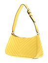 GUESS Leather Ariete Shoulderbag Yellow GUESS Leather Ariete Shoulderbag Yellow