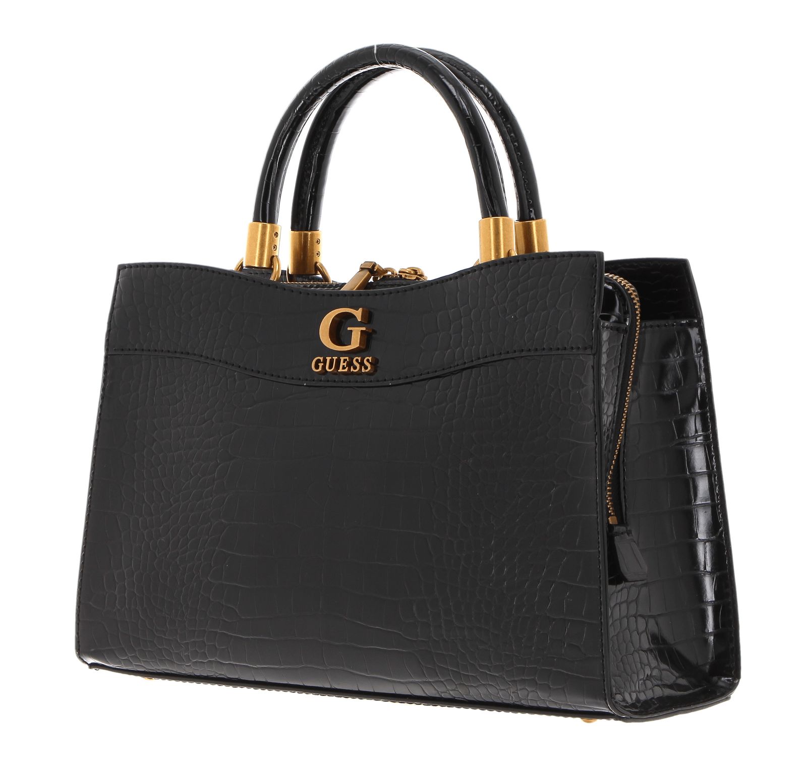 Guess - Nell Croc Girlfriend Satchel Handbag