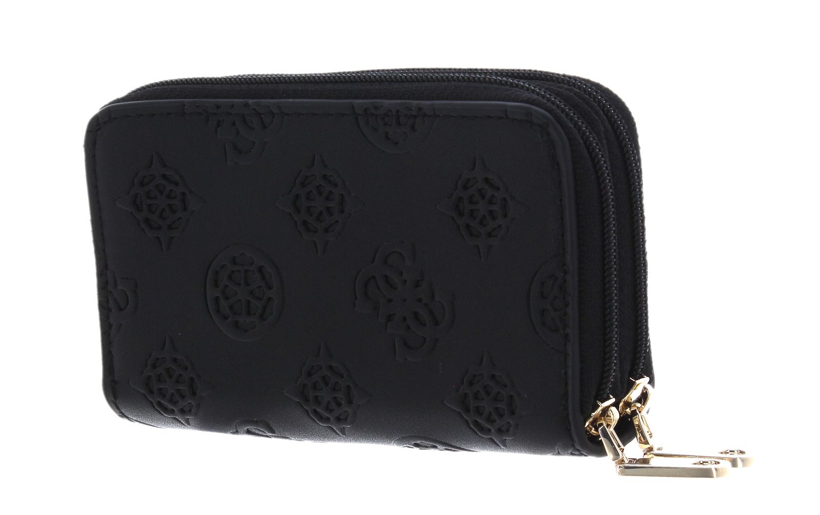 GUESS purse Double Zip Mini Wallet Black Buy bags, purses