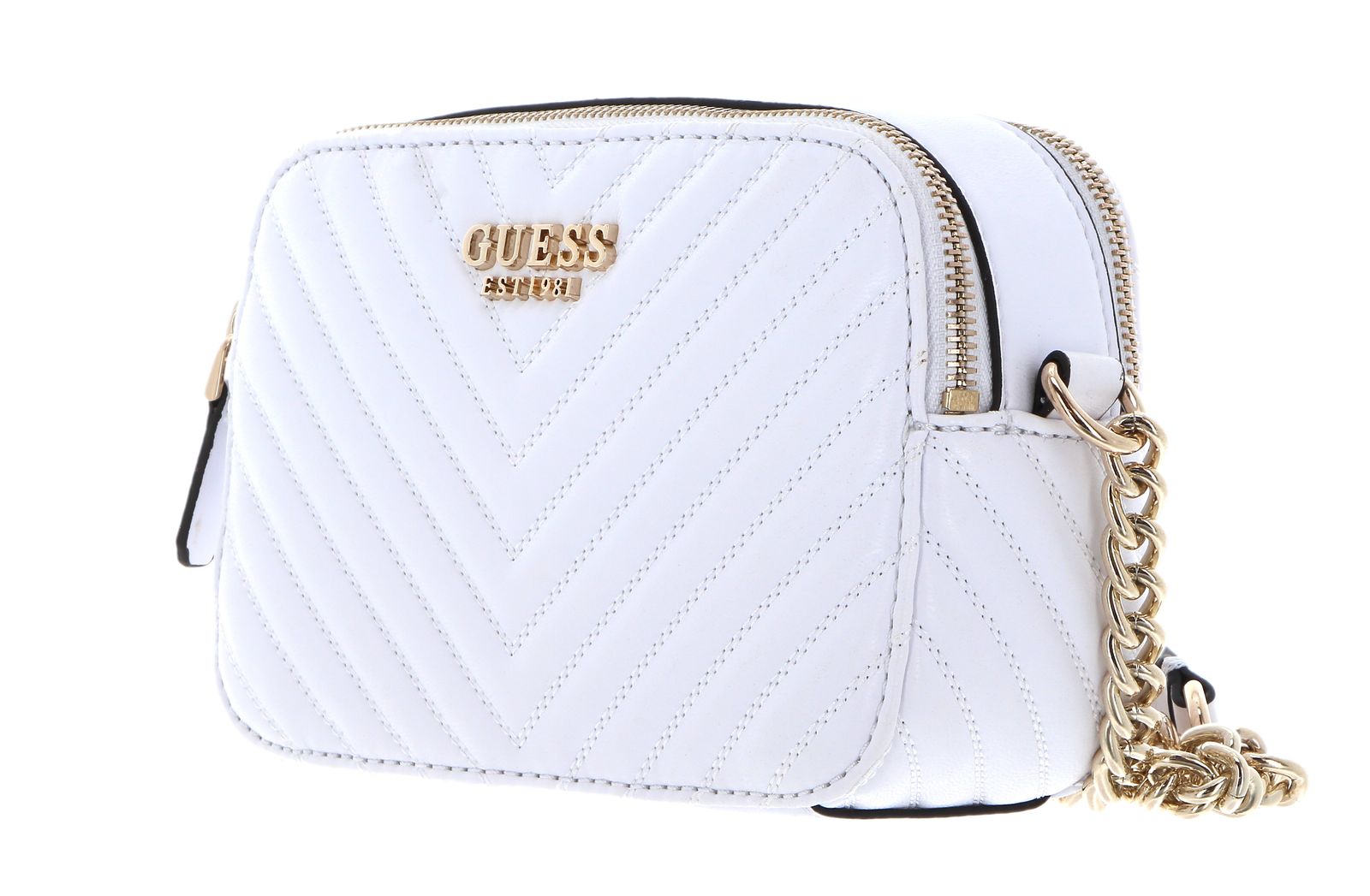GUESS Umhängetasche Noelle Crossbody Camera Bag White modeherz