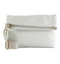 MANDARINA DUCK Mellow Leather Crossover Bag M Optical White MANDARINA DUCK Mellow Leather Crossover Bag M Optical White